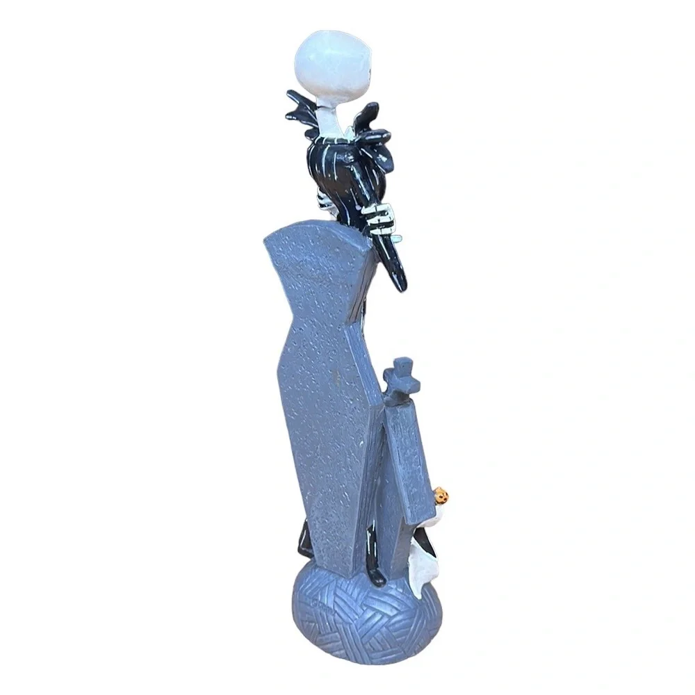 Disney Nightmare Before Christmas Jack Skellington w/Zero Resin Statue Figure